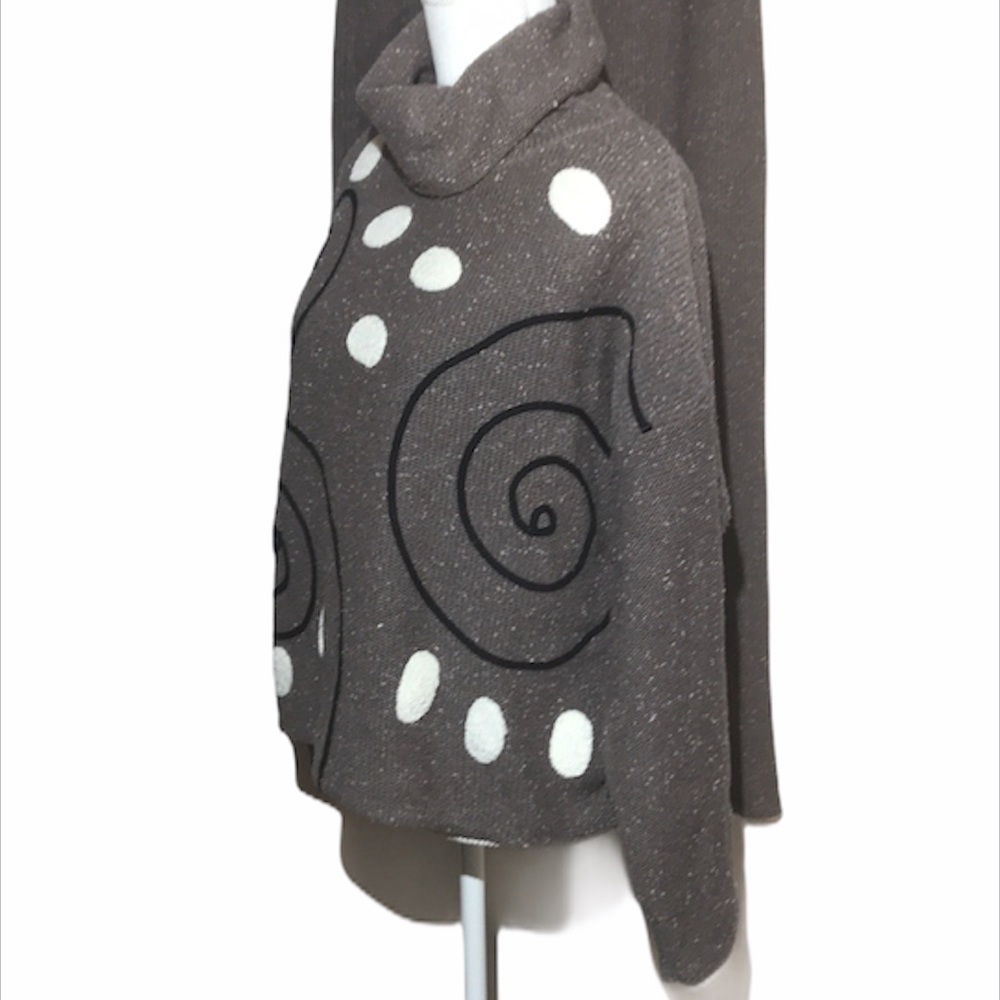 Vintage Animale Silk Knit Retro Skirt Set Size M - Picture 6 of 8